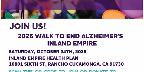 Walk to End Alzheimer's \u2013 Inland Empire 2026