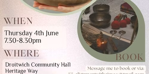 Sound healing session