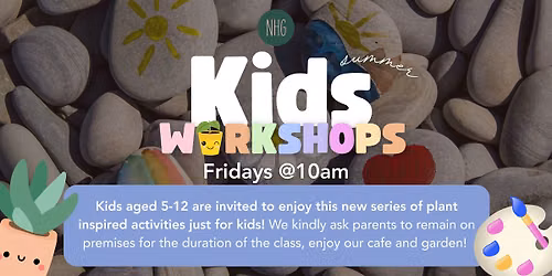 Kid's Workshops: Garden Finger Puppets