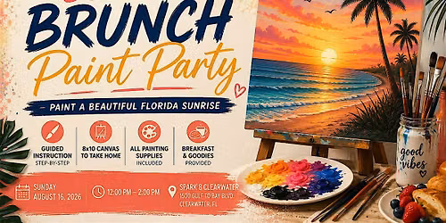Sunday Brunch & Paint | Florida Sunrise Edition