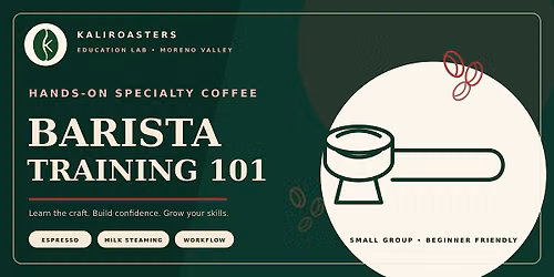 Barista Training 101: Hands-On Specialty Coffee Experience
