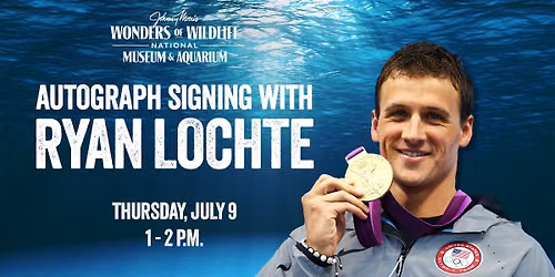 Autograph Signing with Ryan Lochte at Wonders of Wildlife