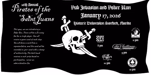 Saint Juans Pirate Pub Invasion and Poker Run