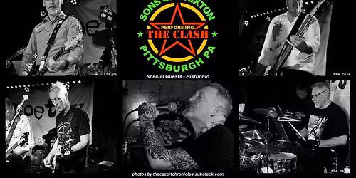 Sons of Brixton - Performing Music of The Clash - Special Guest Histrionic