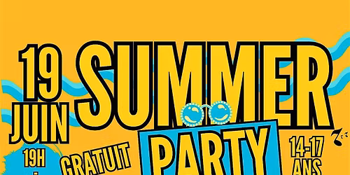 Summer party - lieu jeunesse Anatole France