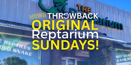 Sunday Throwback Hours At The Reptarium Annex Original Building
