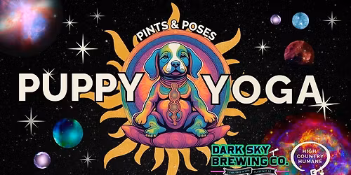Pints & Poses: Puppy Yoga @DSB Beer Garden Patio