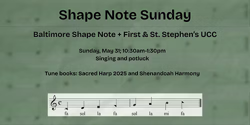 Shape Note Sunday