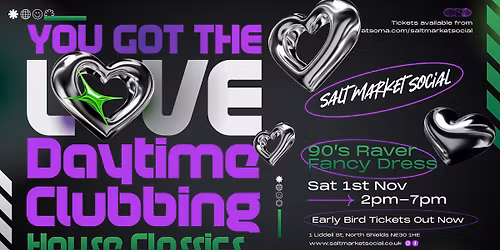 YOU GOT THE LOVE \u2764\ufe0f HALLOWEEN DAYTIME CLUBBING SPECIAL