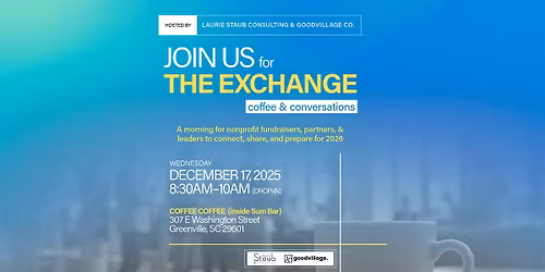 The Exchange: Coffee & Conversations Nonprofit Networking Meetup