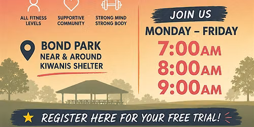 Outdoor Workout Classes at Bond Park | Free First Week