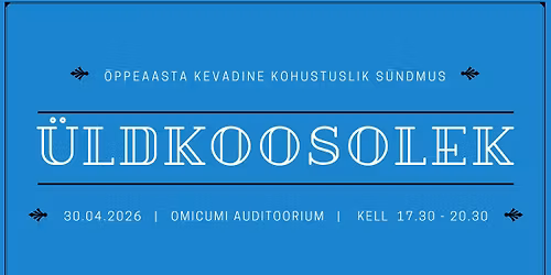 B\u00dcS kevadine \u00dcldkoosolek