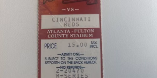 Cincinnati Reds at Atlanta Braves at Truist Park