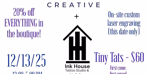 Tiny Tattoos & Boutique Sale