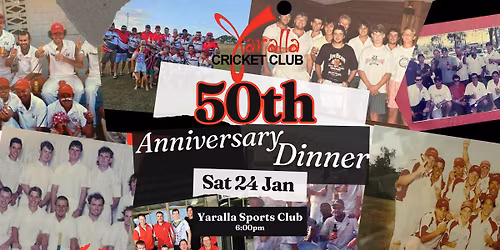 Yaralla Cricket 50th Anniversary Dinner