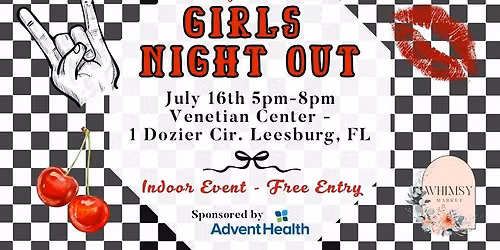 Whimsy Markets Girls Night Out July 16th