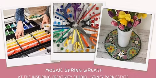 MAKE A MOSAIC SPRING WREATH