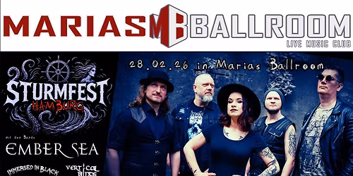 Sturmfest Hamburg: Ember Sea, Immersed In Black & Vertical Blinds