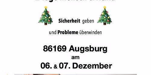 86169 Augsburg, Sicherheit geben und Probleme \u00fcberwinden