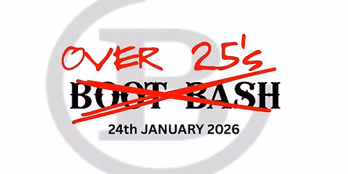 OVER 25's PARTY with LIVE BAND 