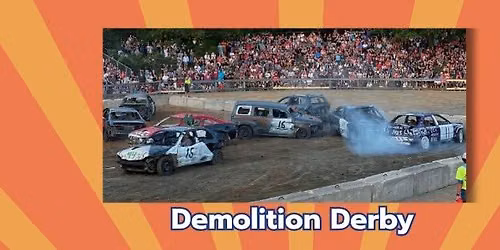 Demolition Derby Night at the Barnstable County Fair