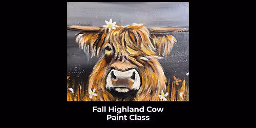 Fall Highland Cow Paint Class
