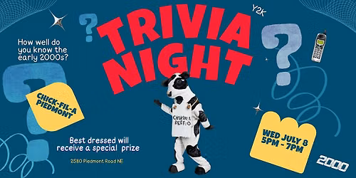 Early 2000's Trivia Night