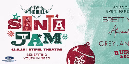 93.7 The Bull's Santa Jam - Brett Young at Stifel Theatre - St. Louis