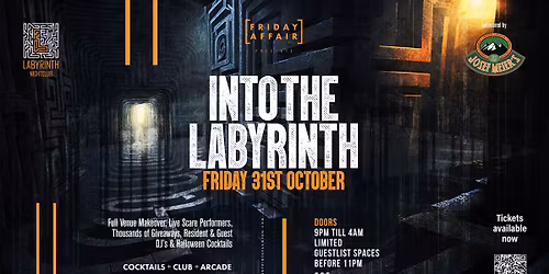 INTO THE LABYRINTH - HALLOWEEN 2025