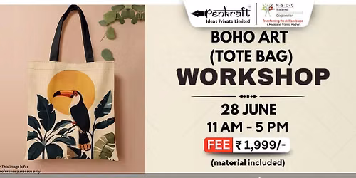 Boho Art ( Tote Bag) Workshop