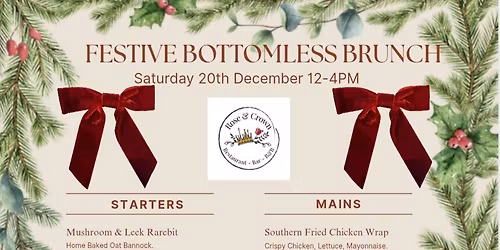Christmas bottomless brunch