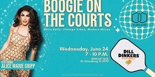 Boogie on the Courts at Dill Dinkers with St Pete Pride