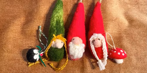Needle Felted Christmas Decorations