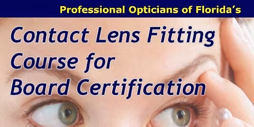 Contact Lens Fitting Course for Board Certification