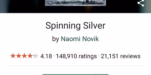 Spinning Silver and BYO Craft Time!