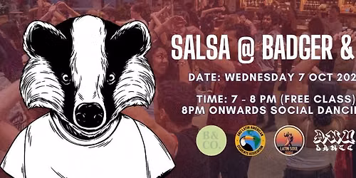FREE Salsa @ Badger & Co \ud83d\udc83\ud83d\udd7a
