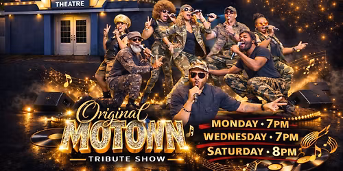 Original Motown Tribute Show only at GTS Theatre - Celebrating 38 Years On Stage