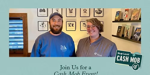 Cash Mob at Tales & Tails Book Cafe