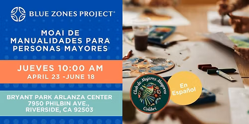 BZP Riverside: Moai de Manualidades para Personas Mayores (En Espa\u00f1ol)