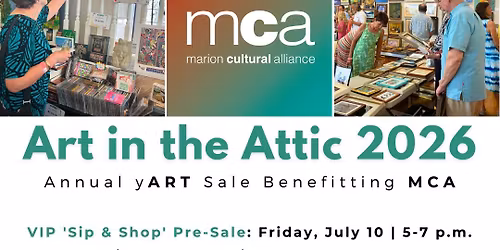 Art in the Attic 2026 | Sip & Shop Pre-Sale Party!