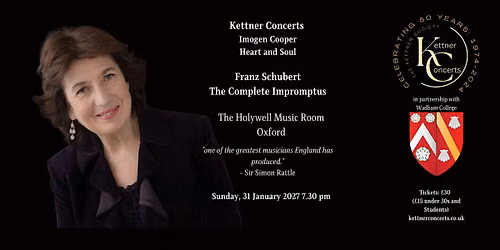 Imogen Cooper | Heart and Soul | Schubert - Complete Impromptus