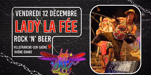 LADY LA F\u00c9E au ROCK'N'BEER | VILLEFRANCHE SUR SA\u00d4NE