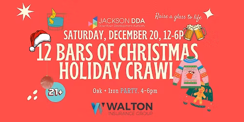 12 Bars of Christmas Holiday Crawl 2025