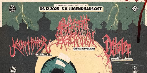 ABHORRENT EXECRATION + KRYPTKEEPER + D\u00dc\u00dcSTER