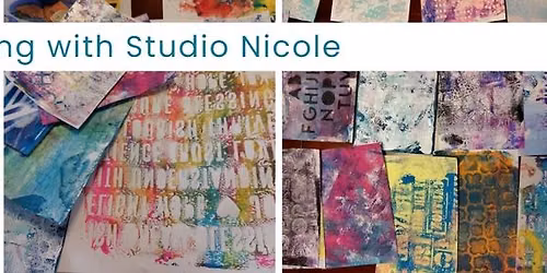 Gelli Plate Printing with Studio Nicole
