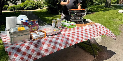Summer Hot Dog Cookout and Lamp Day