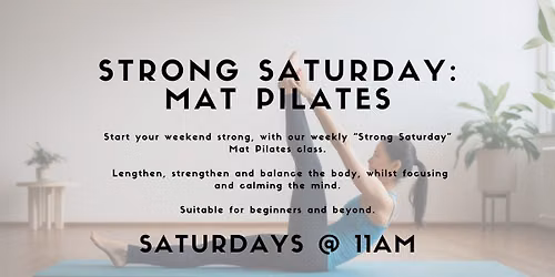 Mat Pilates: Strong Saturday