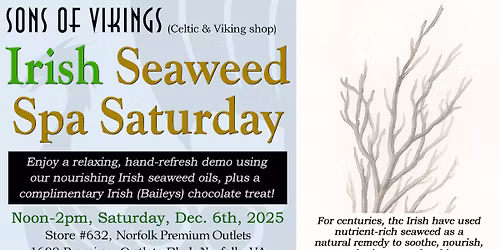 Irish 'Seaweed Spa' Saturday