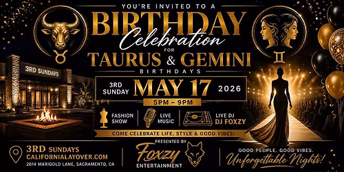 Celebration for Taurus & Gemini Birthdays