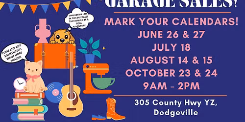Iowa County Humane Society Garage Sale